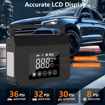 telecontrol™ Portable Car Jump Starter with Air Compressor