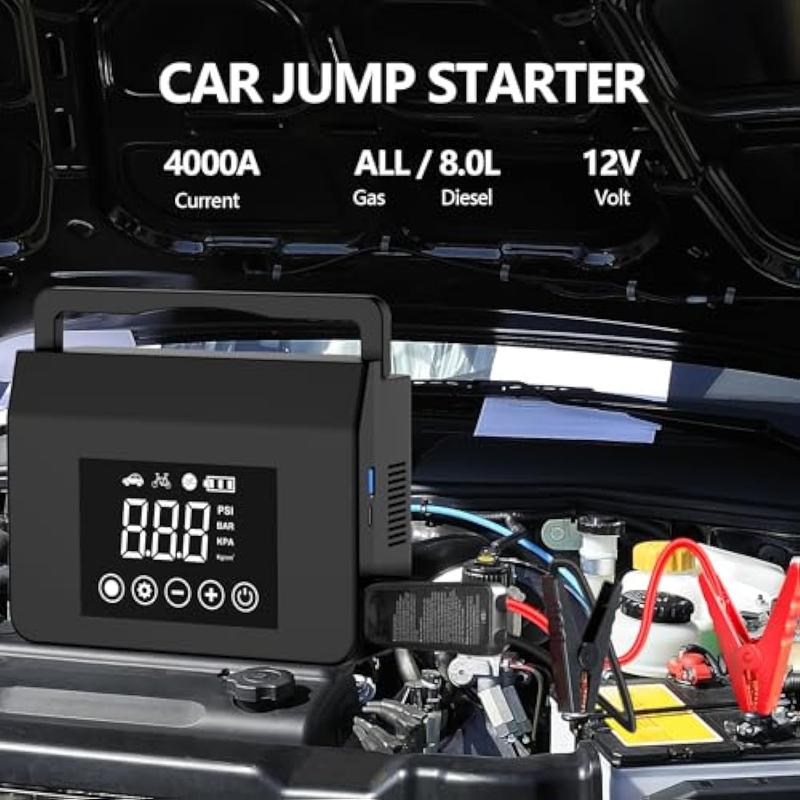 telecontrol™ Portable Car Jump Starter with Air Compressor