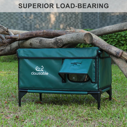 2025 Tall Classic Box Heated Cat House With Camera – Large