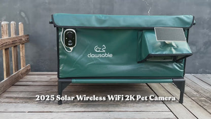 2025 Tall Classic Box Heated Cat House With Camera – Large