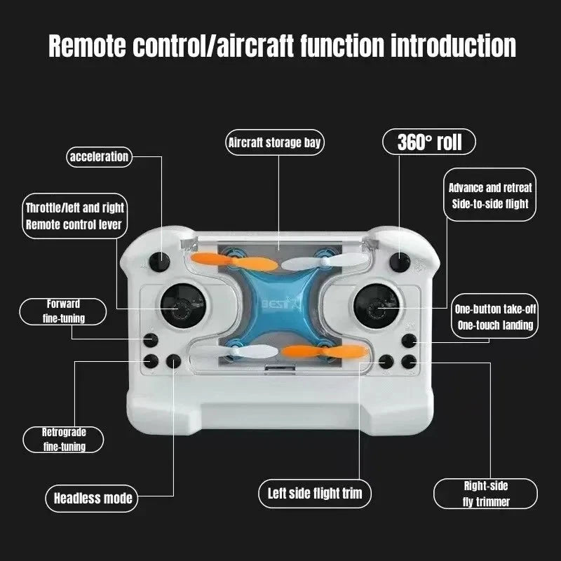 Drone Mini Remote Control Aircraft New Children's Toy Micro Aircraft Fixed Heigh